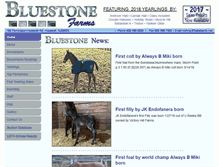 Tablet Screenshot of bluestonefarms.com